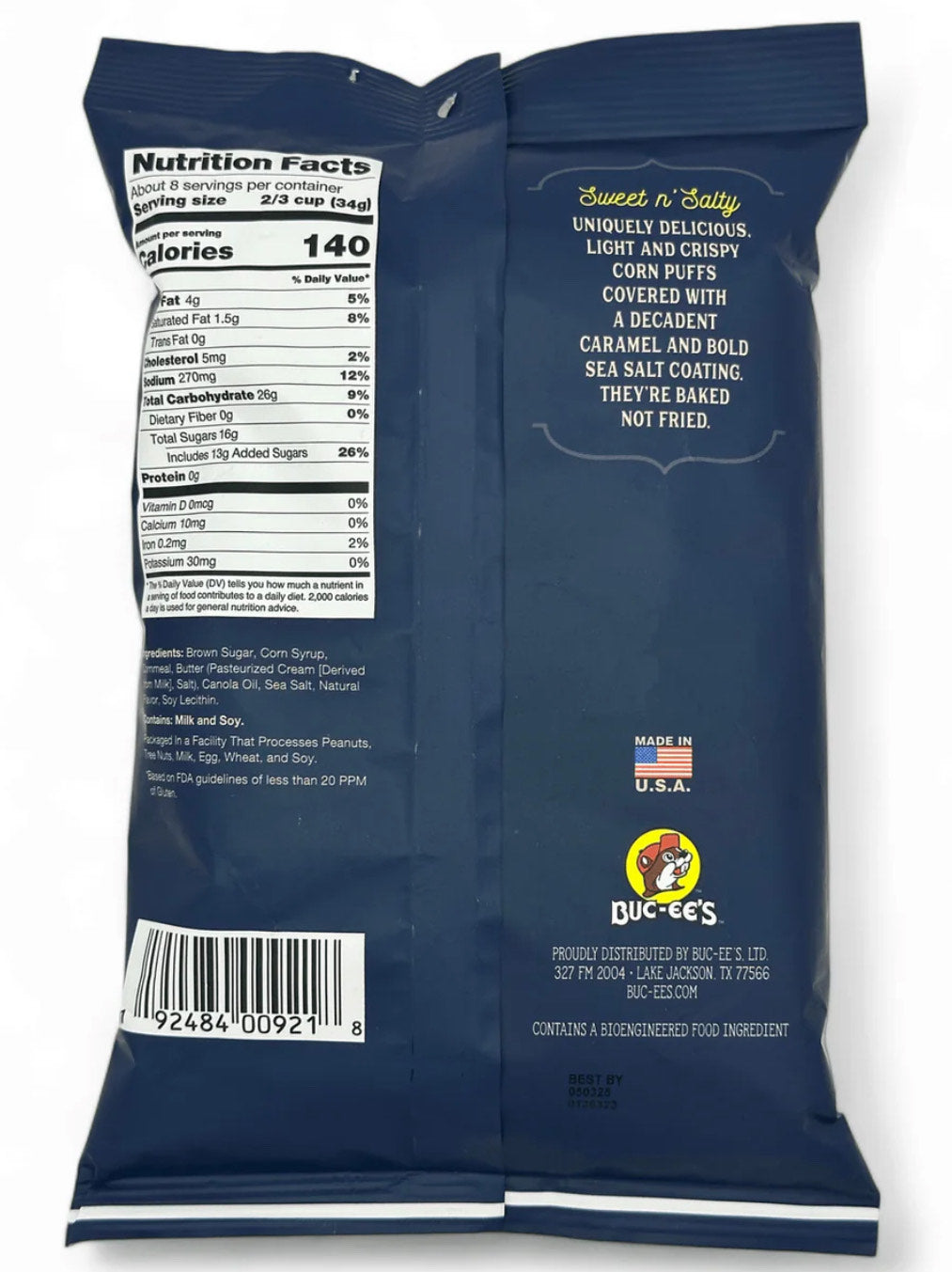 Buc-ee’s Beaver Nuggets – Sea Salted Caramel