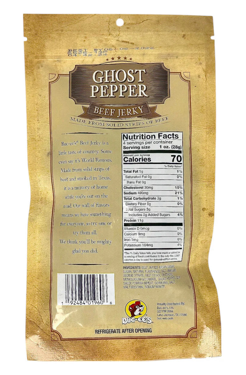Buc-ee’s Ghost Pepper Beef Jerky